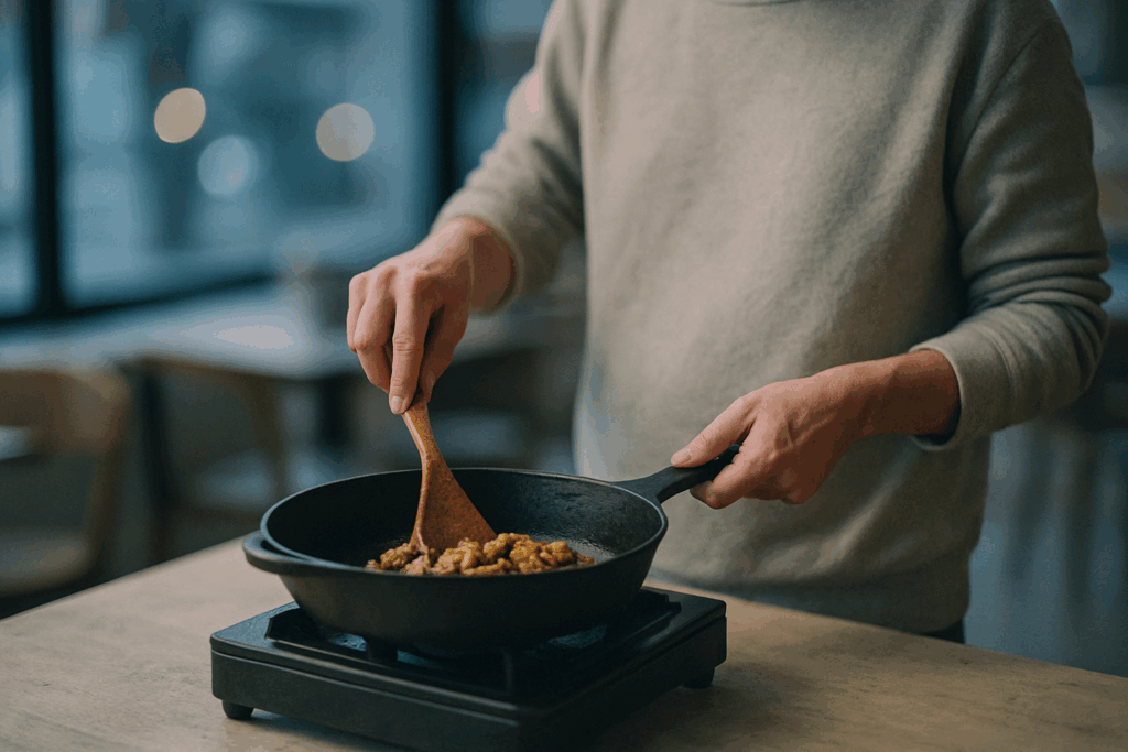 cooking with cast iron